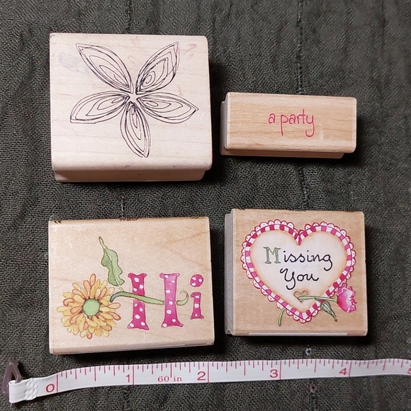 Assortment of Rubber Stamps ☆ Set of 10 - Picture 8 of 13